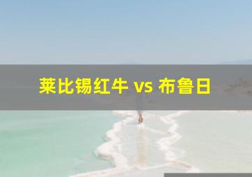 莱比锡红牛 vs 布鲁日